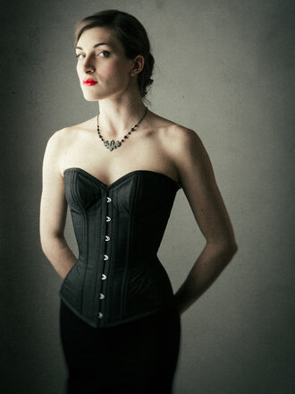 Dark Garden Sweetheart in Brocade [Made To Order]