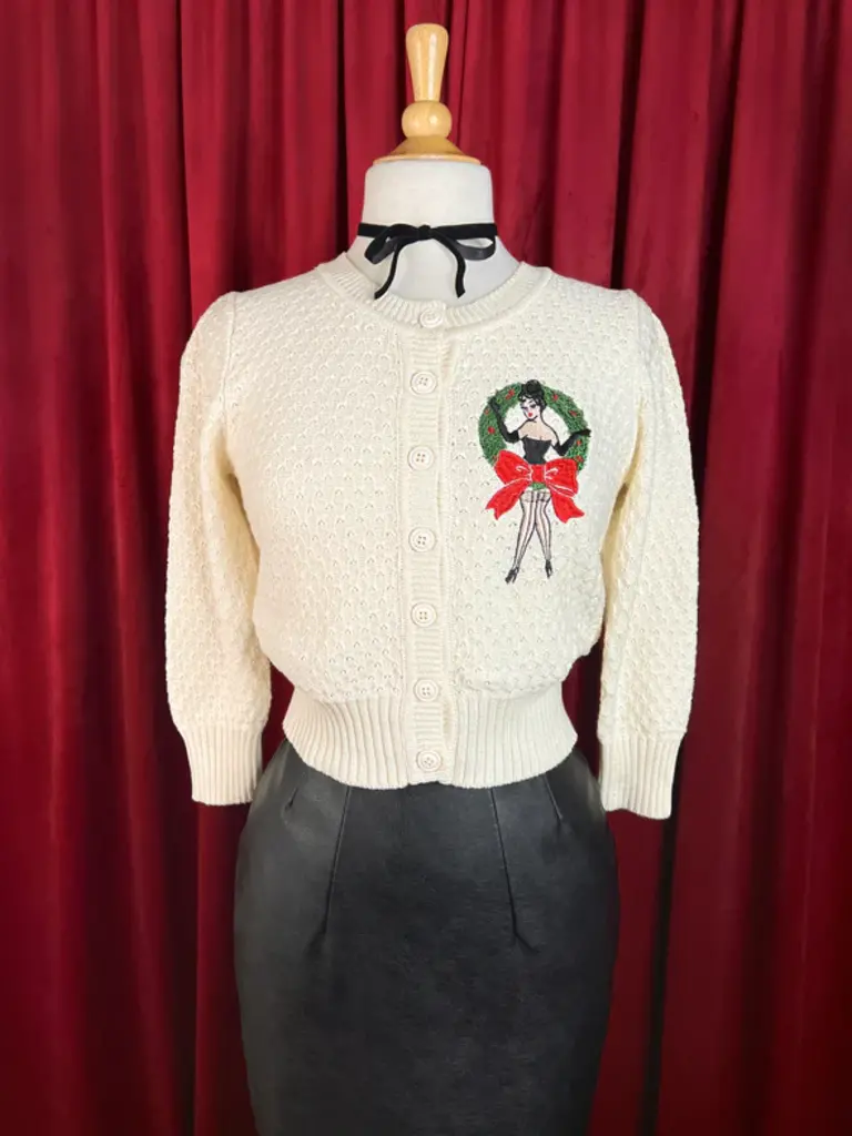 Mischief Made Mischief Made Wreath of Joy Cardigan