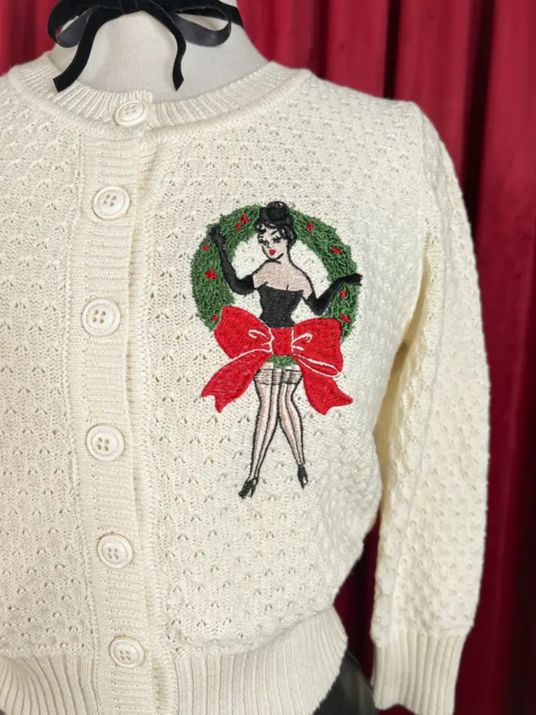 Mischief Made Mischief Made Wreath of Joy Cardigan