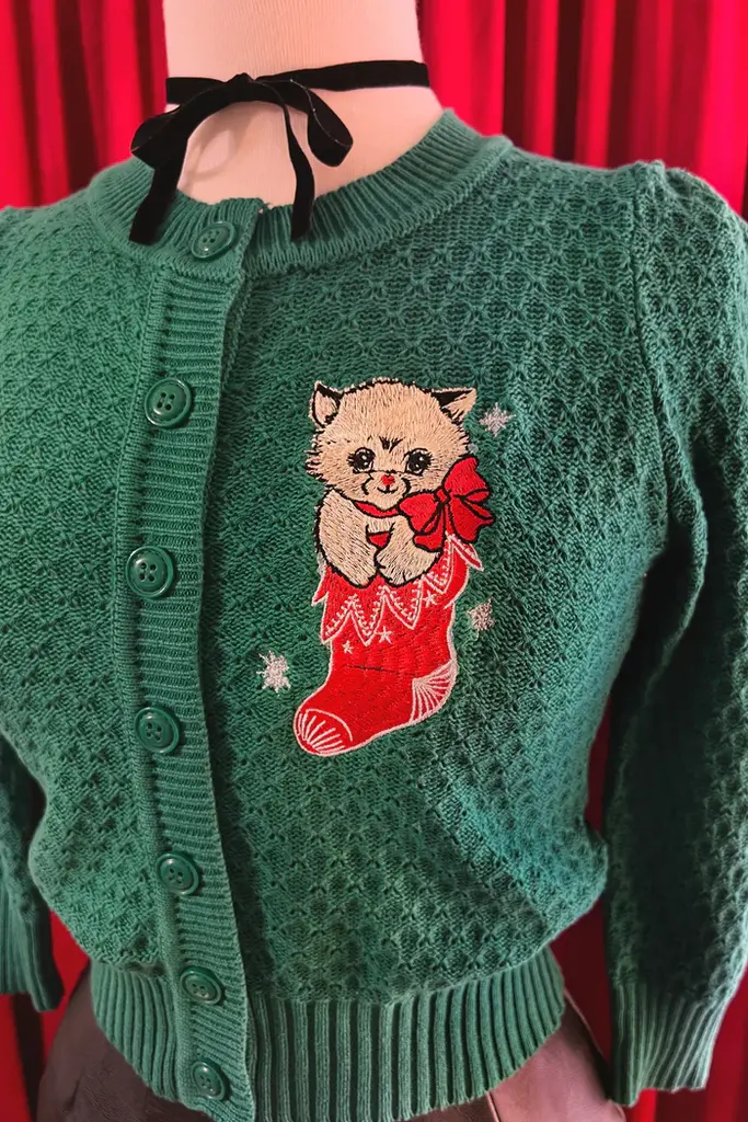 Mischief Made Mischief Made Cat in the Sock Cardigan