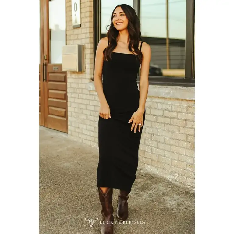Lucky & Blessed Lucky & Blessed Maxi Slipdress