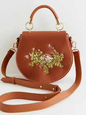 Fable England Sleepy Fawn Saddle Purse Fable England Sleepy Fawn Saddle Purse
