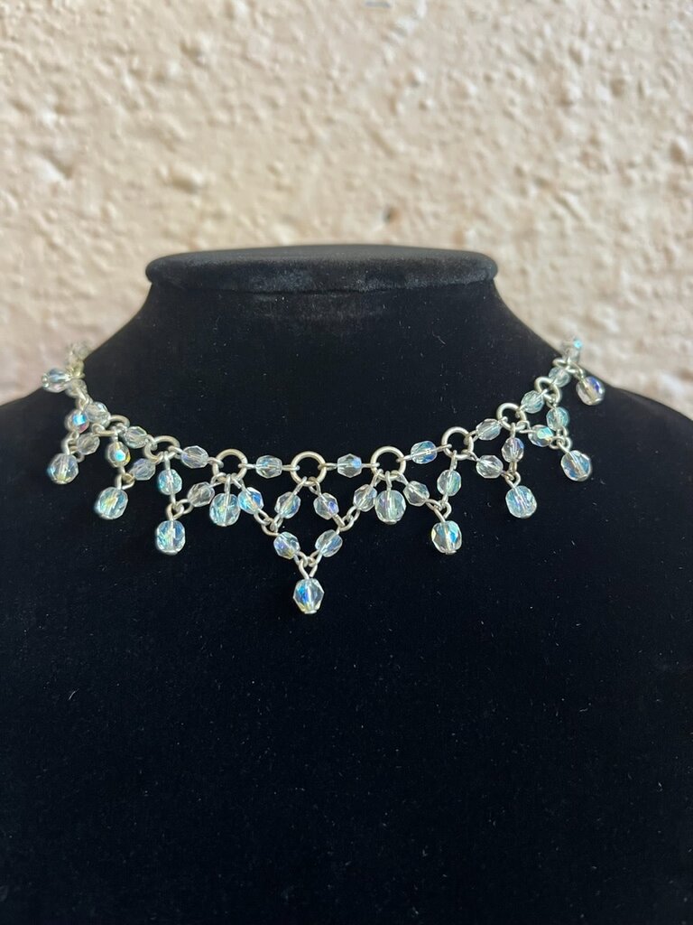 Nancy K Designs Nancy K Small Crystal Bib Choker