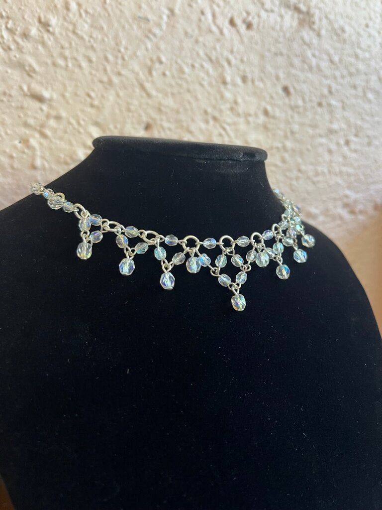 Nancy K Designs Nancy K Small Crystal Bib Choker
