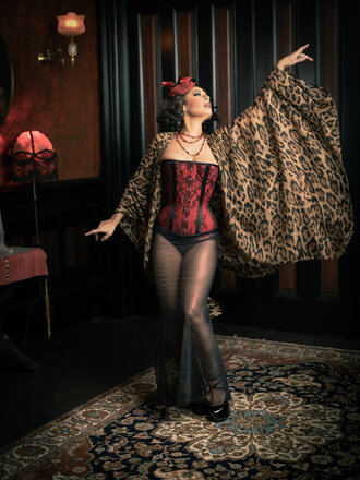 Dark Garden Victorian with Lace Overlay [Made To Order]
