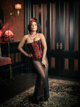 Pop Antique for Dark Garden Sheer Madame X Skirt [Made to Order]