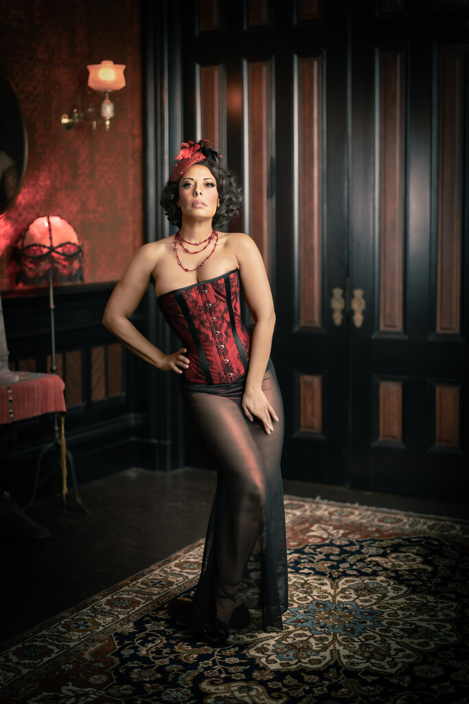 Pop Antique for Dark Garden Sheer Madame X Skirt [Made to Order]