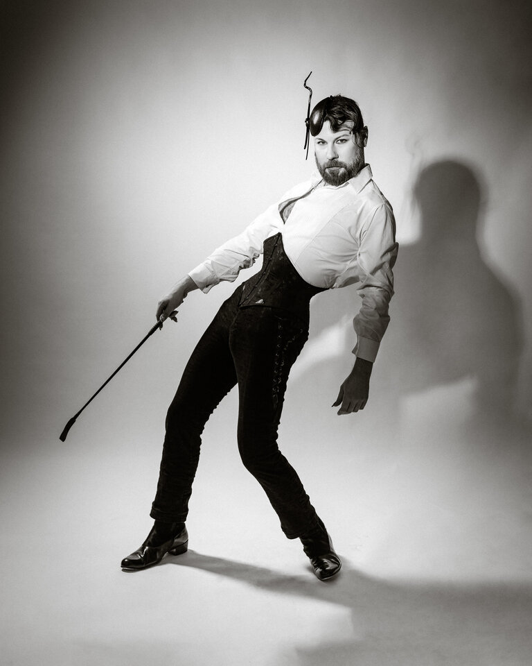 Dark Garden Personalized Design Corselette in Broché [Made to Order]