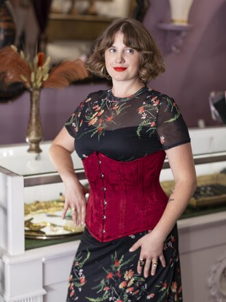 Dark Garden Signature Cupid in Brocade [Made To Order]