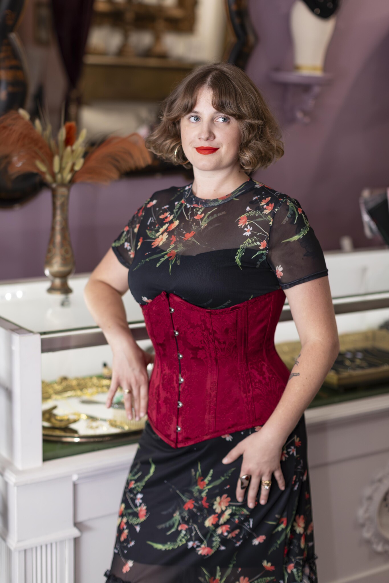 Signature Cupid Underbust Corset [Made To Order] - Dark Garden