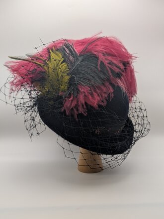 Kalico Delafay Black Felt Mini Bowler