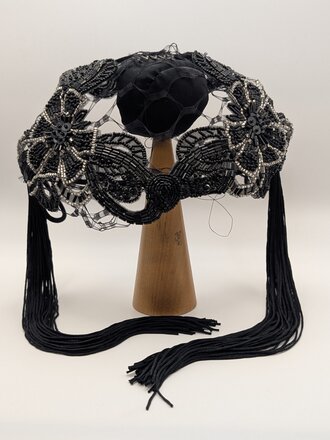 Kalico Delafay Juliette Frame with Vintage Black & Silver Beaded Pieces Kalico Delafay Juliette Frame with Vintage Black & Silver Beaded Pieces