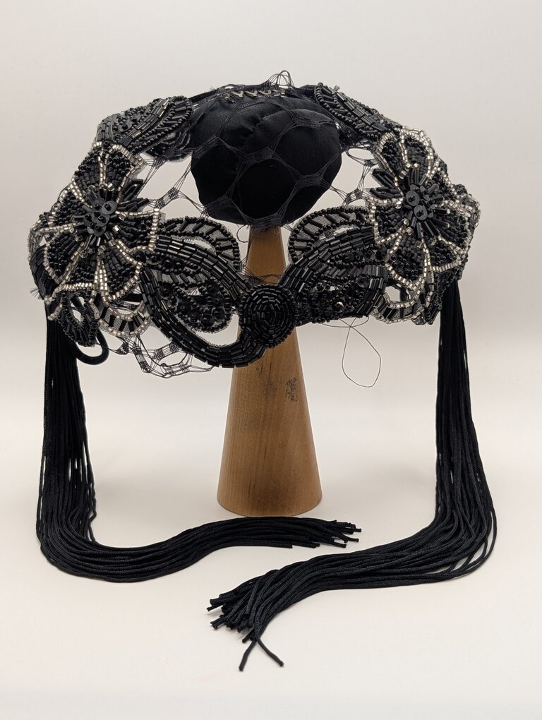 Kalico Delafay Kalico Delafay Juliette Frame with Vintage Black & Silver Beaded Pieces