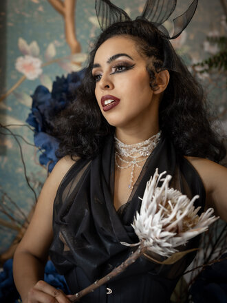 Nancy K Designs Nancy K Crystal Large Gothic Choker 2361 Nancy K Designs Nancy K Crystal Large Gothic Choker 2361