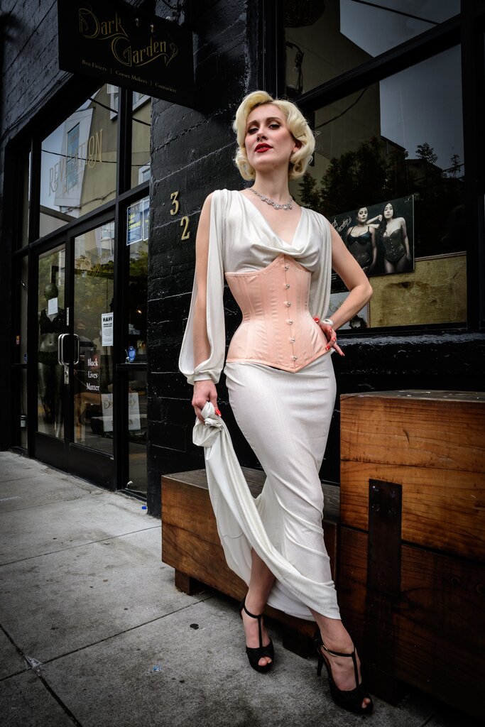 Dark Garden Rosalind Gown [Made to Order] Metallic Stretch