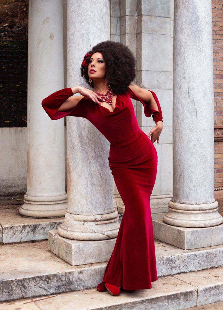 Dark Garden Rosalind Gown in Velvet