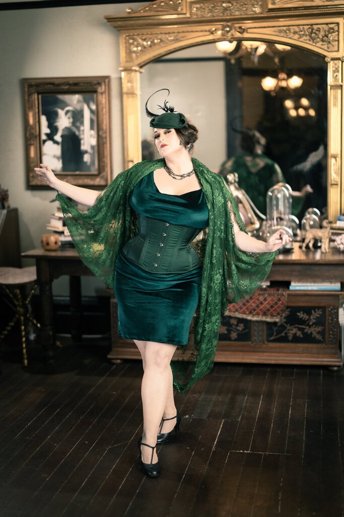 Dark Garden Sophia Dress in Velvet [Made to Order]