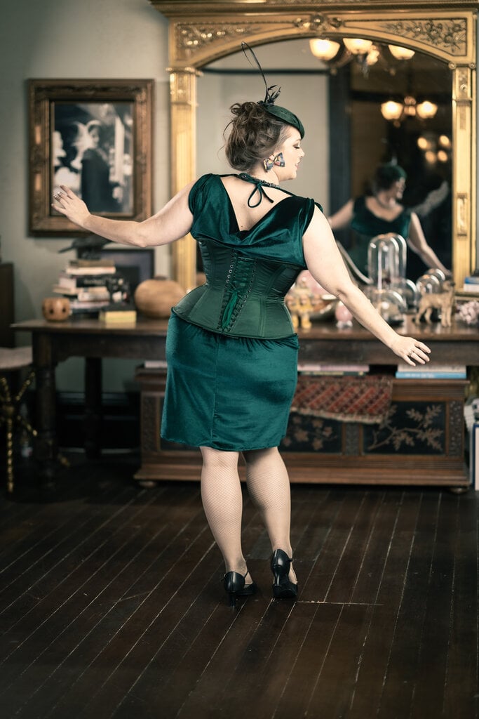 Dark Garden Sophia Dress in Velvet [Made to Order]