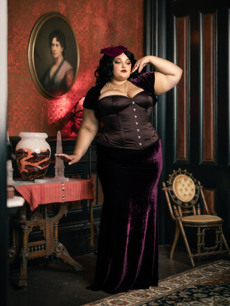 Dark Garden Signature Annabelle Bolero in Velvet