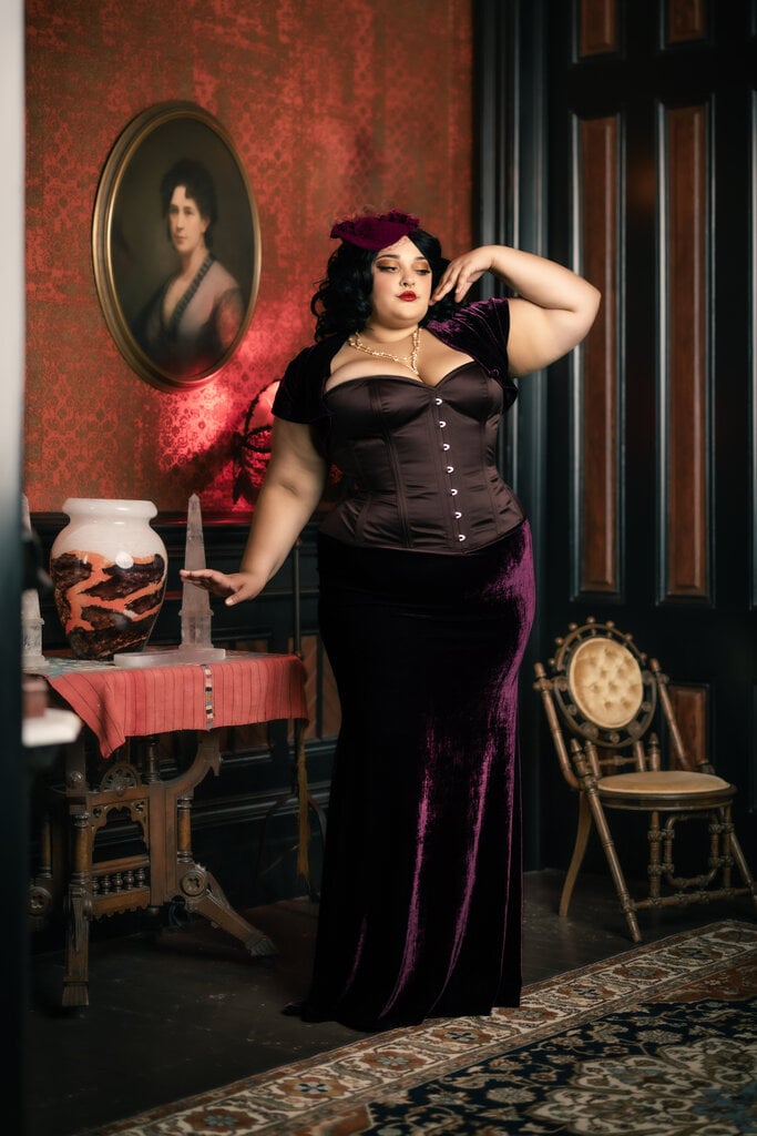 Dark Garden Signature Annabelle Velvet Bolero