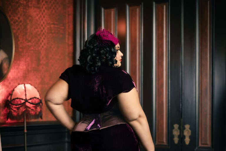 Dark Garden Signature Annabelle Velvet Bolero