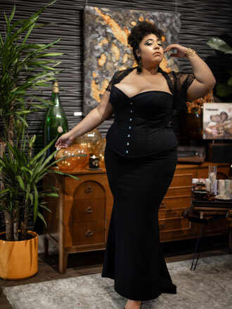 Dark Garden Signature Valentine in Poplin [Made To Order]