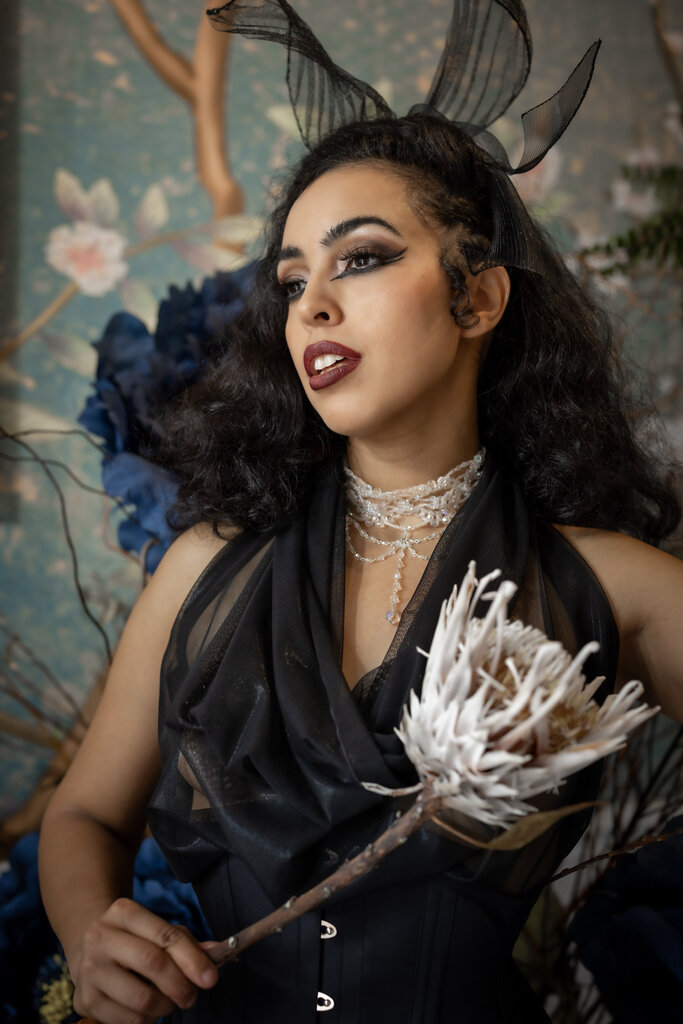 Dark Garden Butterfly Convertible Shrug