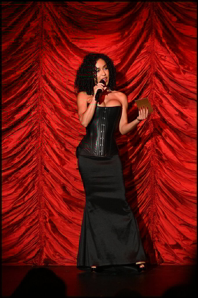 Dark Garden Signature Dollymop Overbust in Black Leather