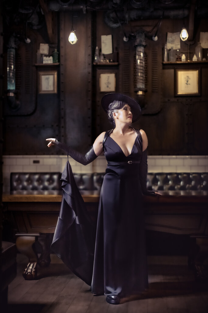 Dark Garden Posture Harness in Black Leather [Made to Order]