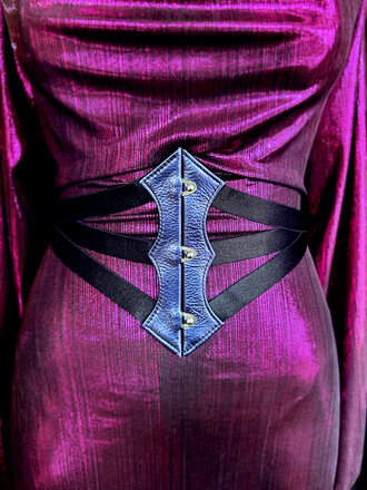 Dark Garden Sapphire Blue Finishing Belt (Limited Edition)