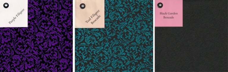 Dark Garden Victorian in Filigree or Black Garden Brocade [Made to Order]
