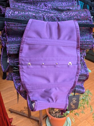 Dark Garden Purple Satin Waspie 28 (Limited Edition)