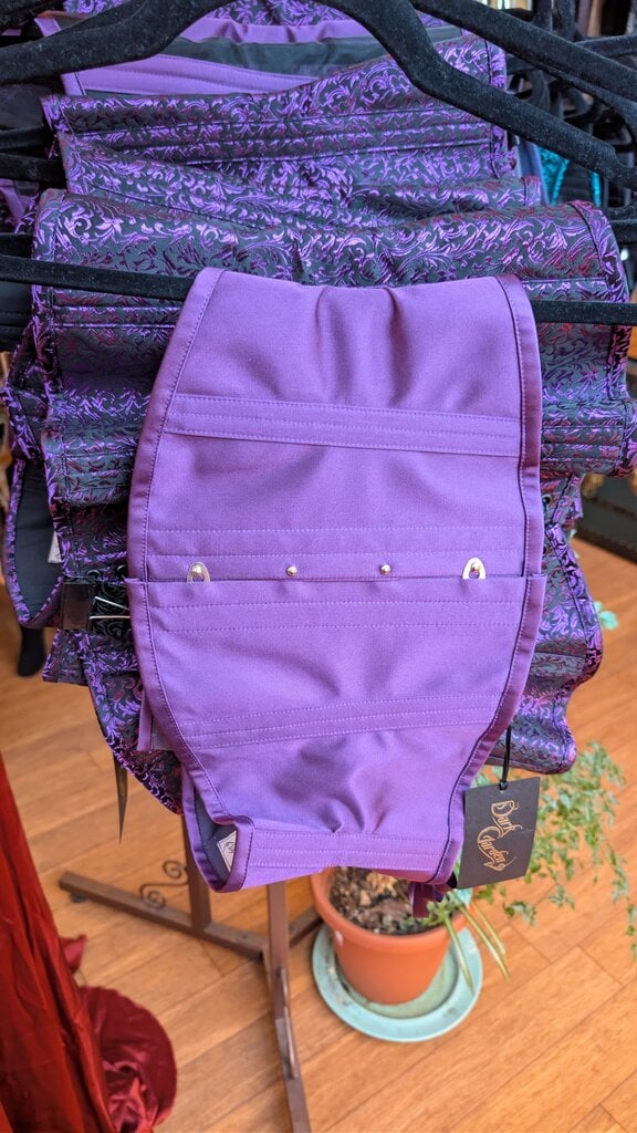 Dark Garden Purple Satin Waspie 28 (Limited Edition)