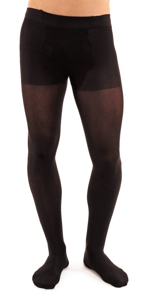 Glamory Glamory Hosiery Men's Opaque Black Tights