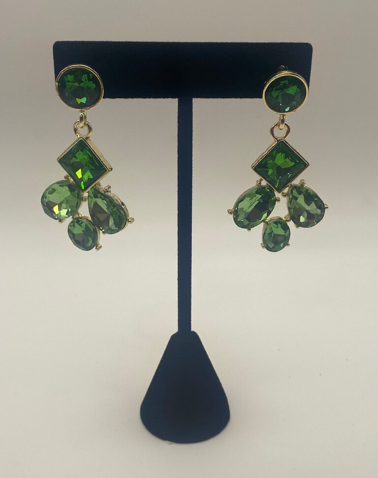 Yiwuu Sparkling Geometric Earrings