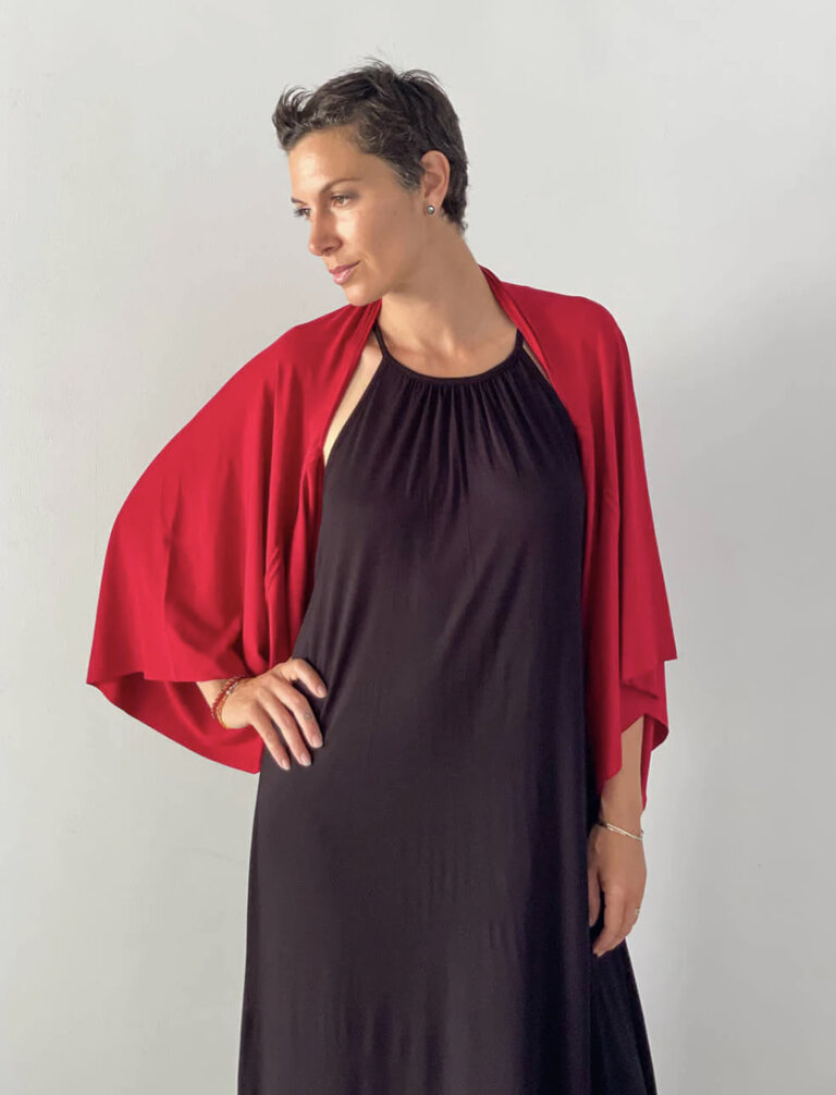 Caraucci Caraucci Wing Shawl Tunic