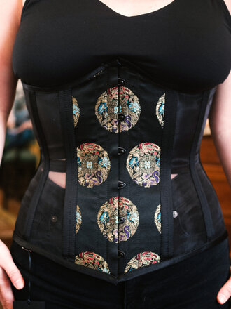 Dark Garden Risqué Cupid in Medallion Brocade 26 (Limited Edition)