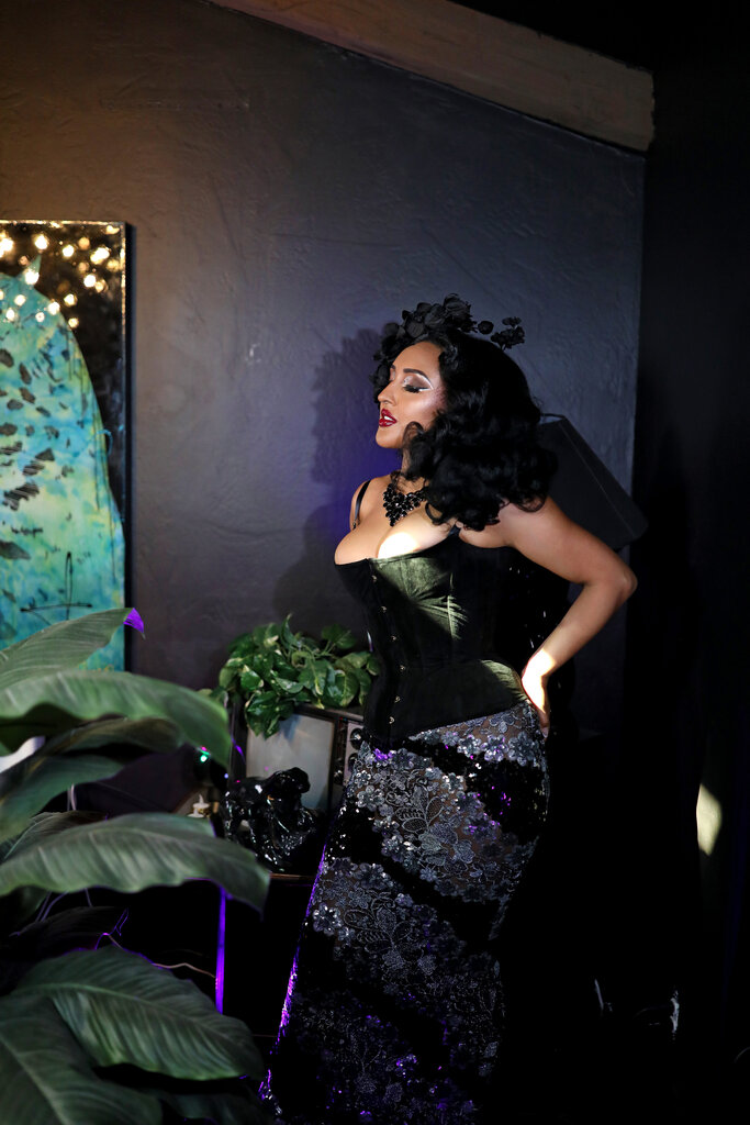 Dark Garden Bespoke Princess Victorian (Satin or Brocade)