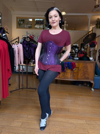 Dark Garden Eden in Purple Filigree Brocade 30 (Limited Edition)