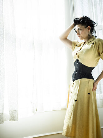 Dark Garden Signature Corselette in Poplin [Made to Order]