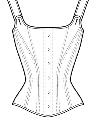 Dark Garden Signature Alexandra in Satin [Made To Order]