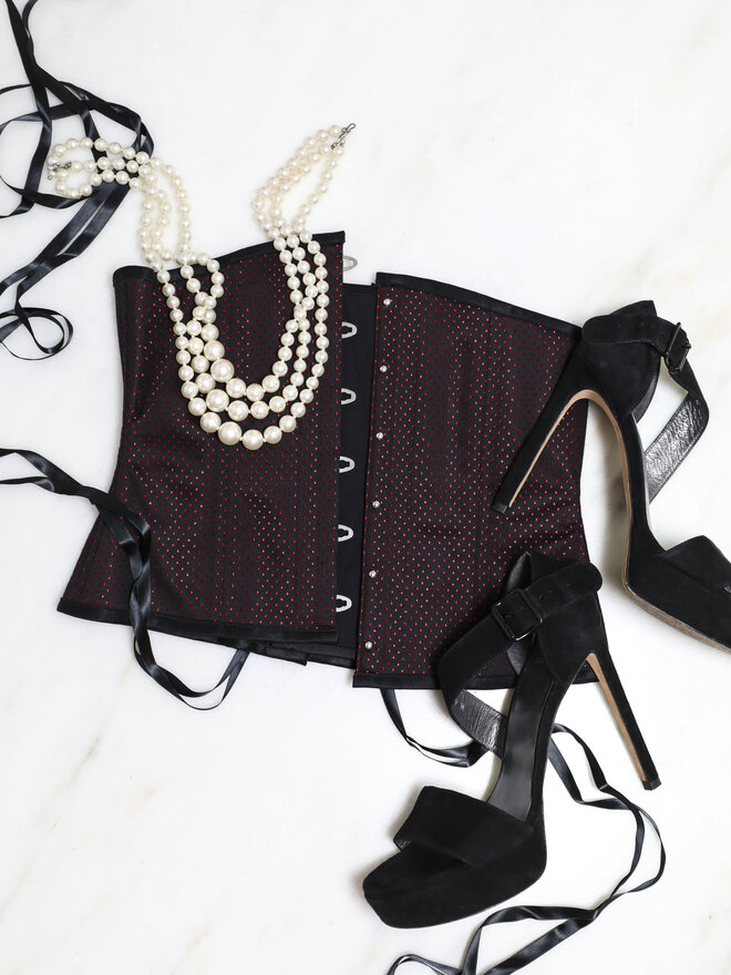 Limited Edition Venus Overbust Corset in Honey 27 - Dark Garden
