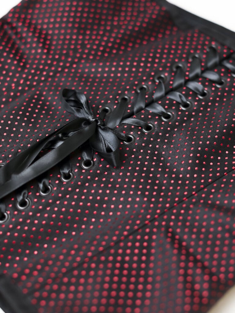 Dark Garden Tailored Cincher in Red Dot Broché 27 (Limited Edition)