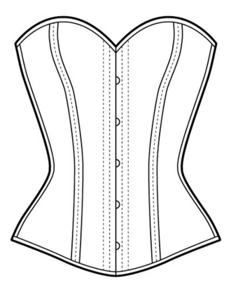 Dark Garden Sweetheart in Charcoal Poplin (Limited Edition)