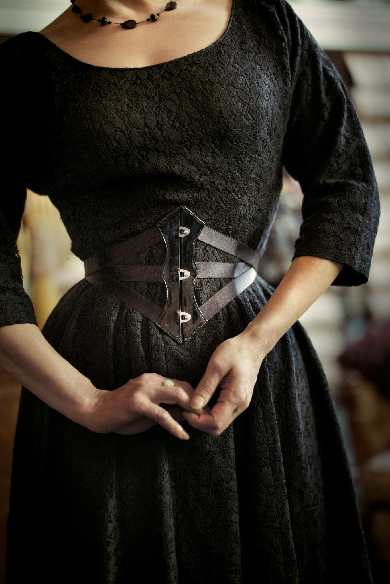 Corset Finishing Belt [Made to Order] - Dark Garden Unique