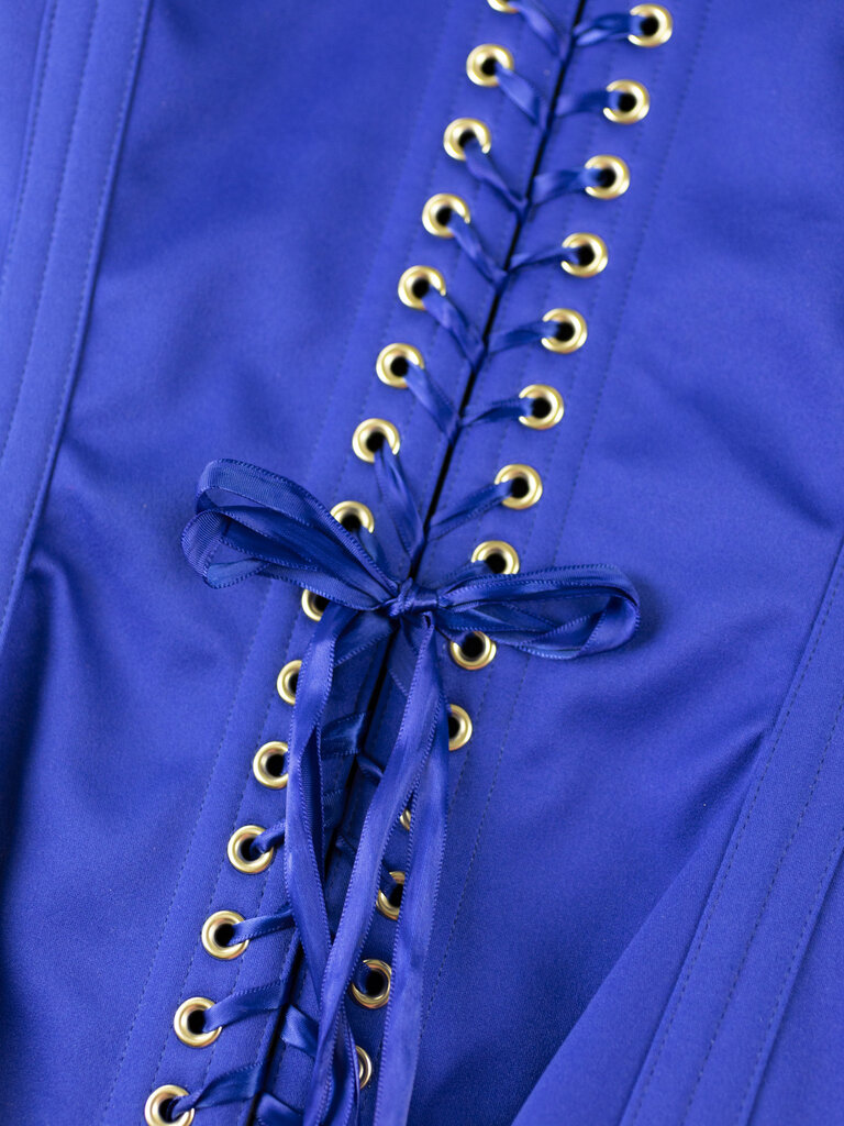 Dark Garden Sweetheart in Blue Poly Satin 28 (Limited Edition)