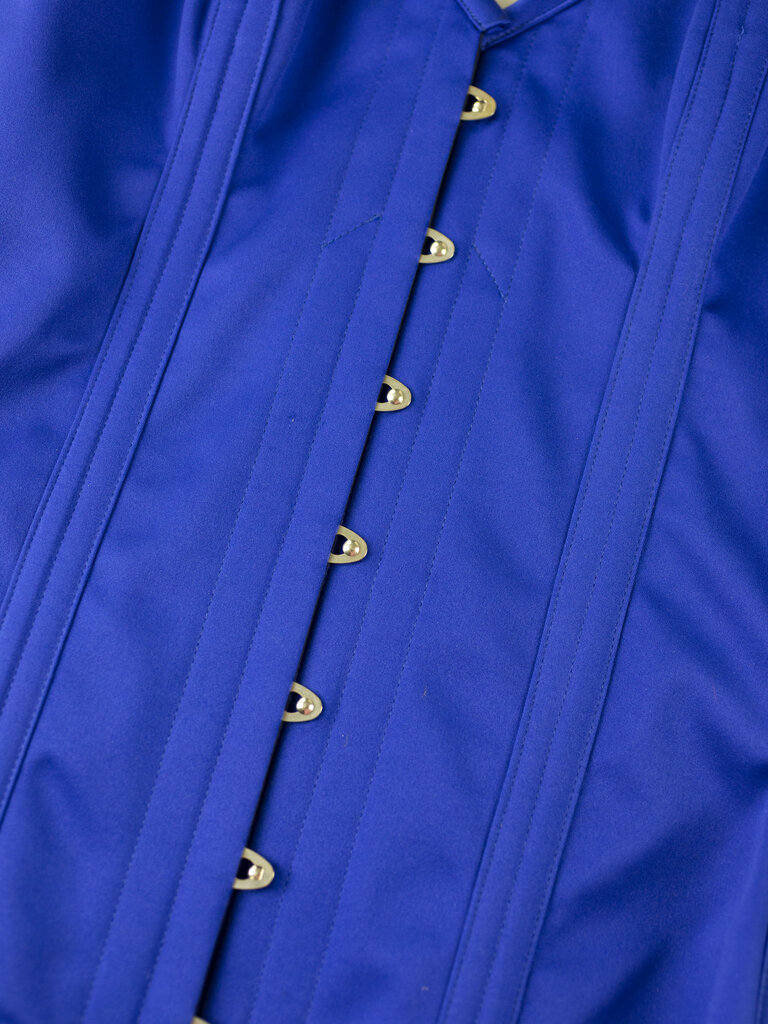 Dark Garden Sweetheart in Blue Poly Satin 28 (Limited Edition)