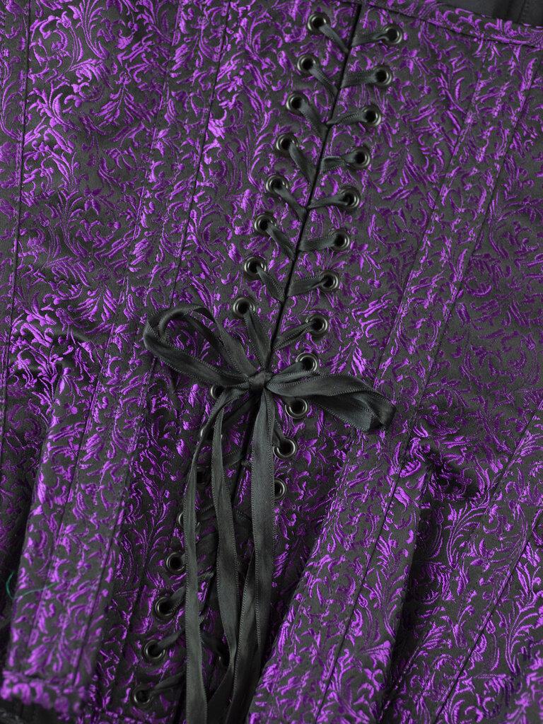 Dark Garden Valentine in Purple Filigree Brocade 28 (Limited Edition)