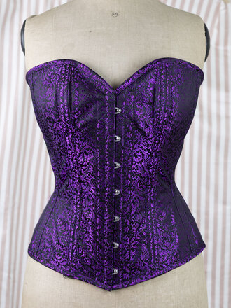 Dark Garden Valentine in Purple Filigree Brocade 28 (Limited Edition)