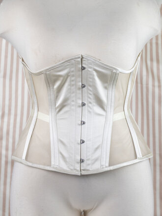 Dark Garden Risqué Eden in Vanilla Silk Satin & Fawn Mesh 30 (Limited Edition)